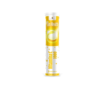 Sun Health Vitamina C 1000, 20 comprimate efervescente-SUNM.00161