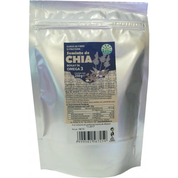Seminte de Chia, 250 g-HERB.00891