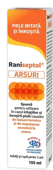 Raniseptol, spray arsuri spuma, 150 ml-ZDRO.00558