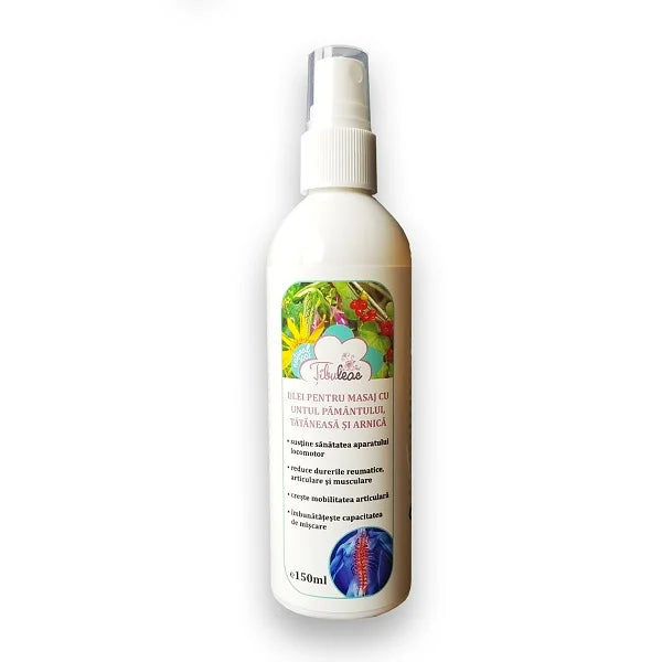 Ulei de masaj cu unt de pamant, tataneasa si arnica, 150 ml-IFTI.00043