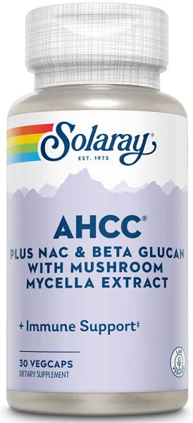 AHCC Plus NAC & Beta Glucan, 30 capsule vegetale-SECO.00171