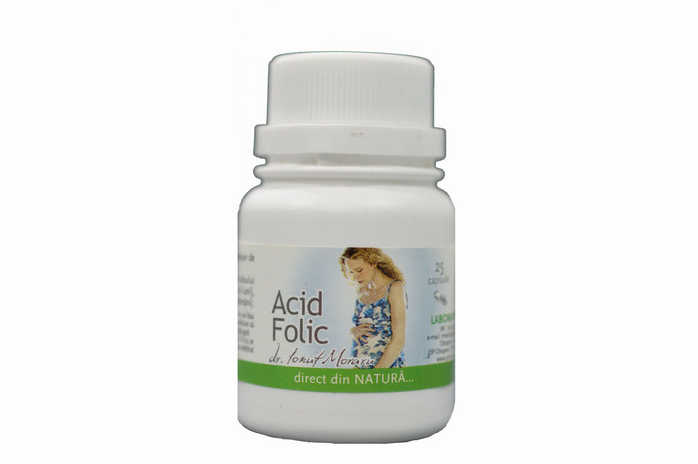 Acid Folic, 25 capsules-MEDI.00520