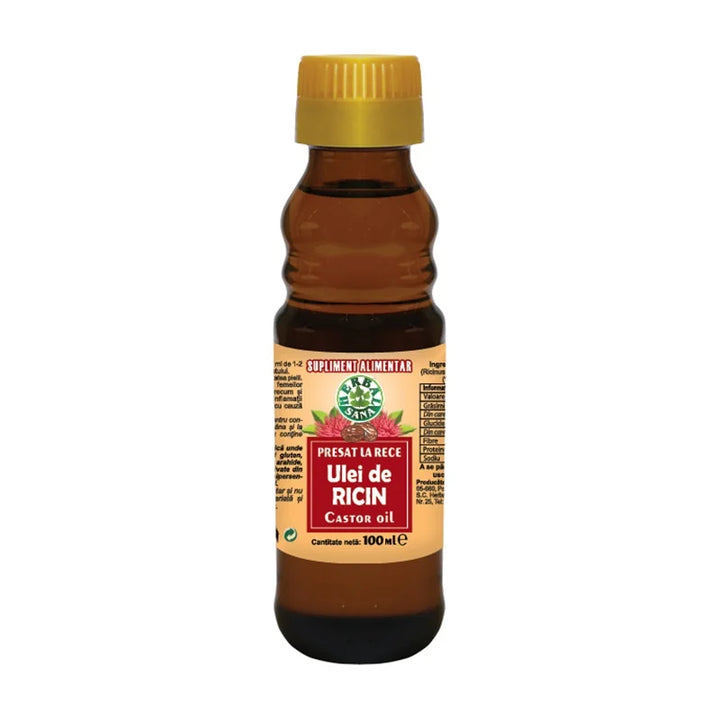Ulei de Ricin Presat la Rece, 100 ml-HERB.01537