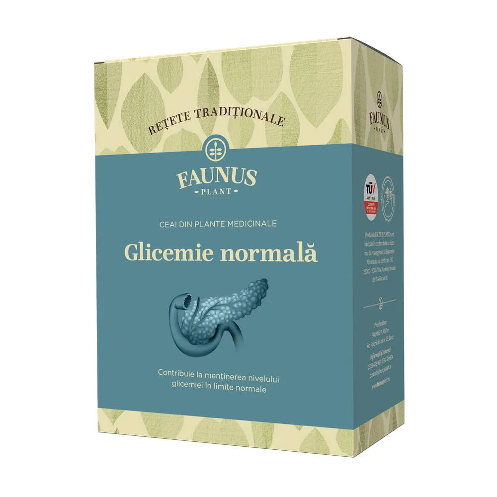 Ceai Retete Traditionale Glicemie Normala, 180 g-FAUN.00138