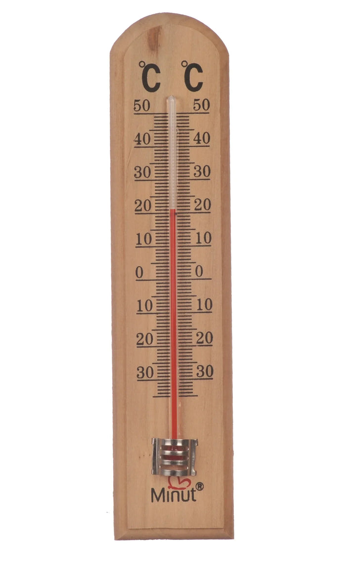 Termometru pentru camera, suprafata din lemn (minut)-VISI.00067