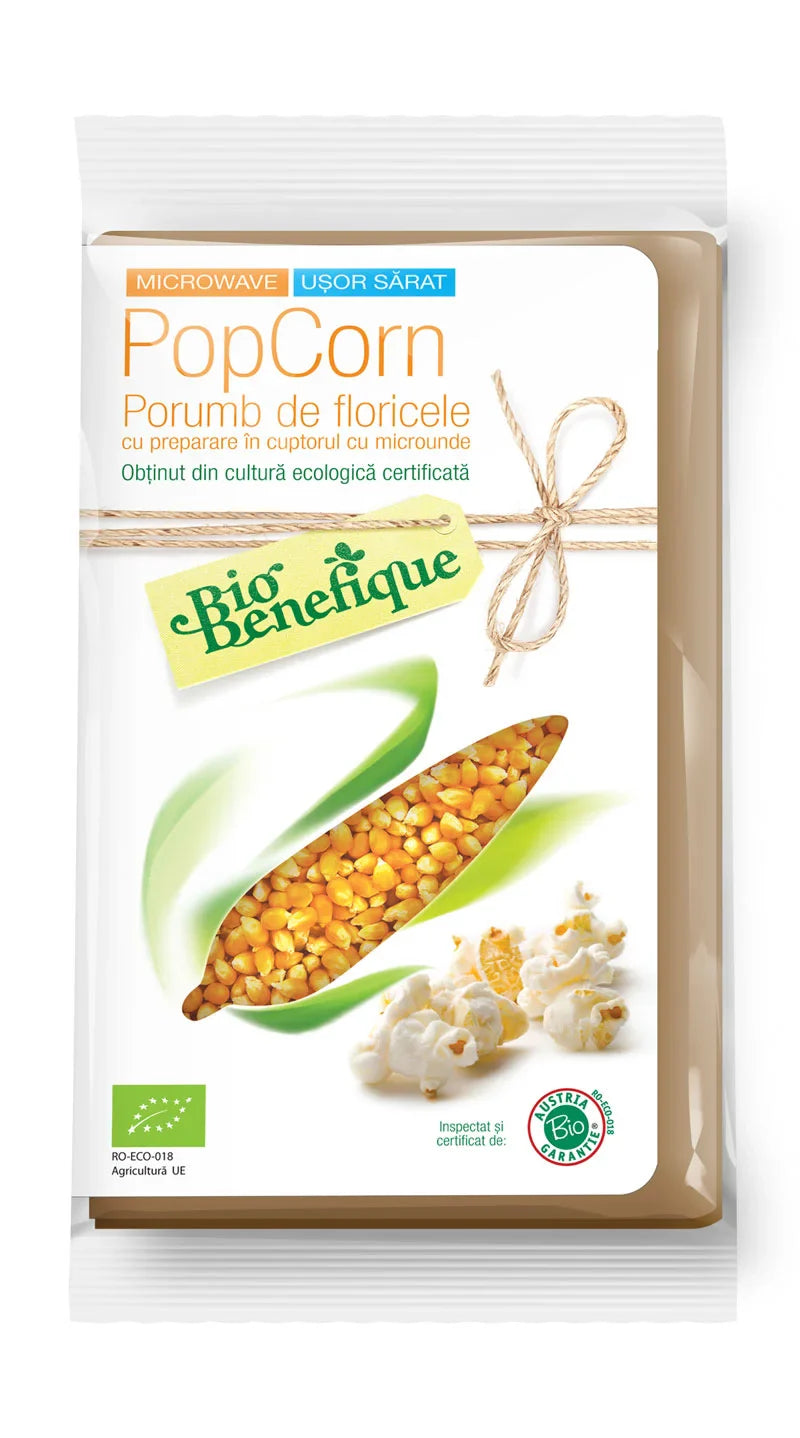 Popcorn (pentru preparare la microunde) (Bio), 90 gr-SLYD.00022