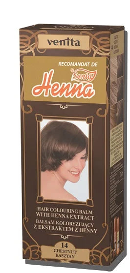 Henna Balsam Colorare Nr.14 Castaniu, 75 ml-HENN.00033