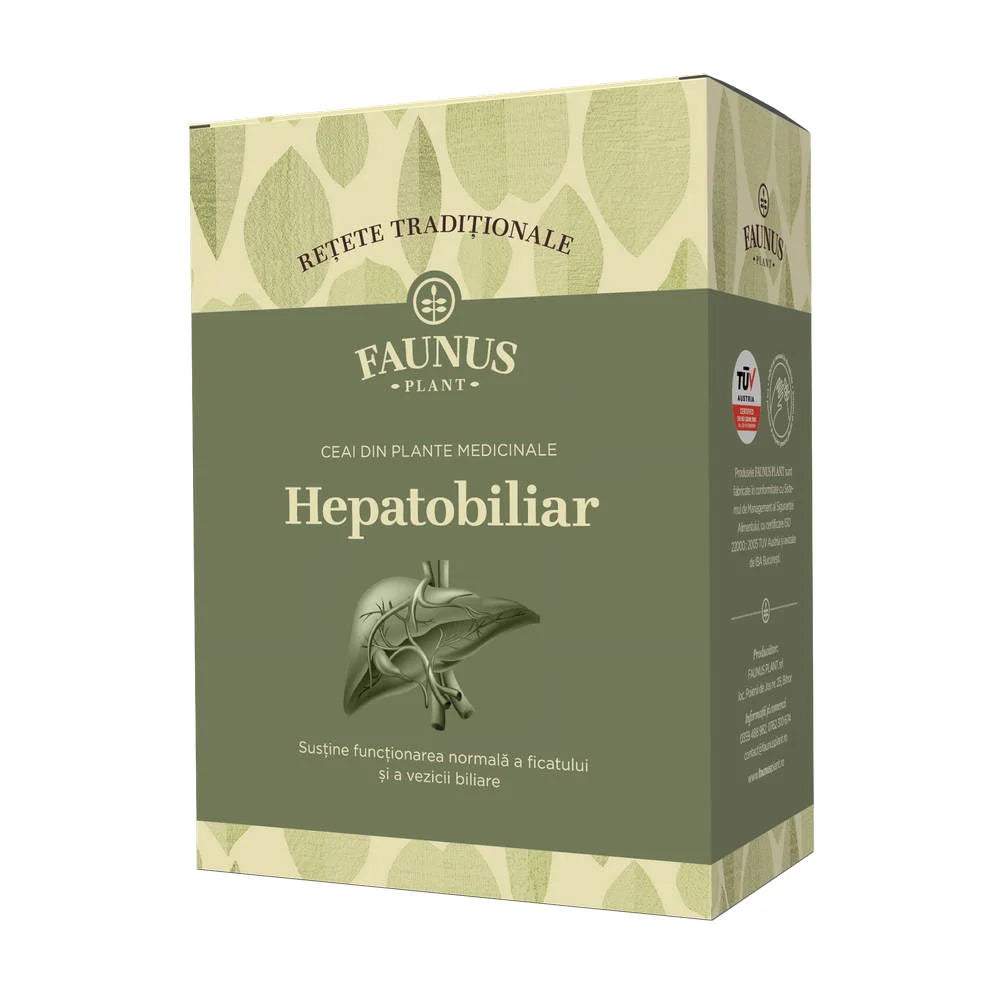 Ceai Retete Traditionale Hepatobiliar, 180 g-FAUN.00139