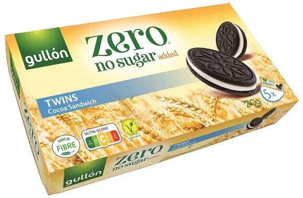 Biscuiti cu cacao si crema (fara zahar), 210 g-GULL.00021