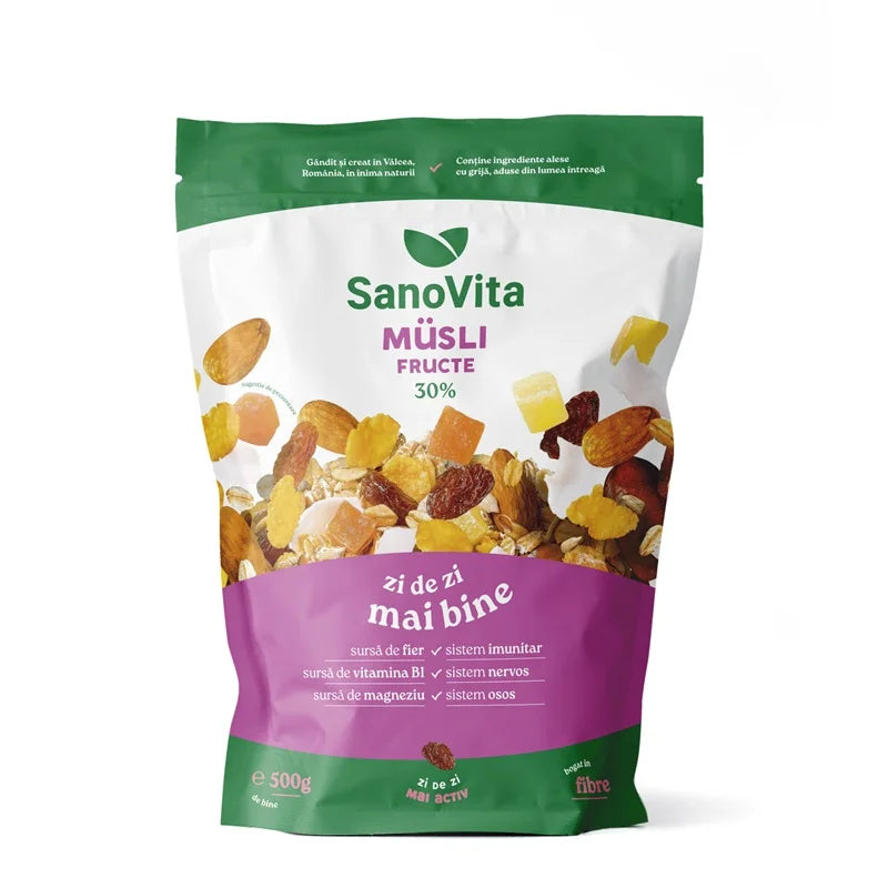 Musli cu fructe, 500 gr-SANO.00045