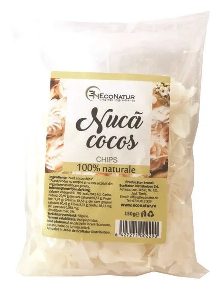 Nuca Cocos Chips 150 gr-ECON.00027