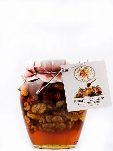 Miere cu mix de fructe uscate 360 g-EURA.00024