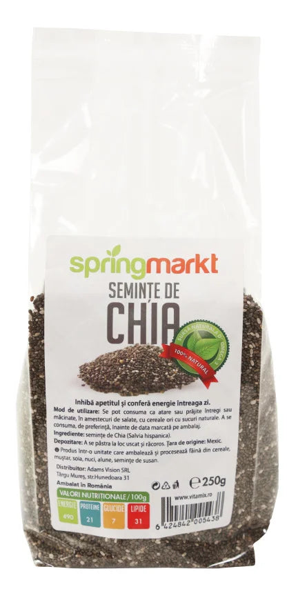 Seminte de chia, 250 gr-ADAM.00328