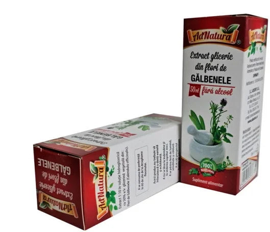  Extract gliceric galbenele (fr. alcool), 50ml-ADSV.00362