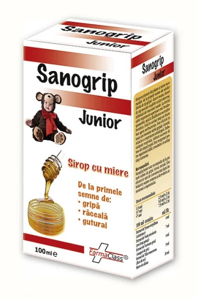 Sanogrip Junior Sirop, 100 ml-FARM.00049