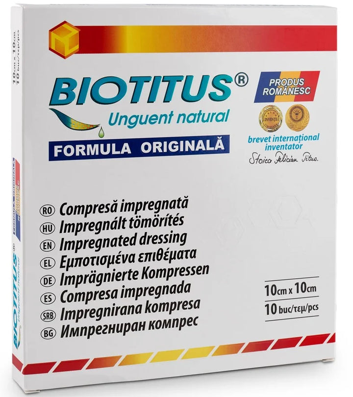 Biotitus, comprese impregnate 10 cm × 10 cm, 10 bucati/cutie-TIAM.00001