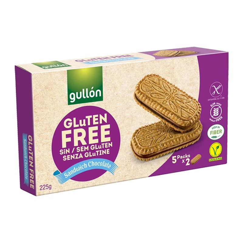 Biscuiti sandwich cu ciocolata (fara gluten), 225 g-GULL.00049