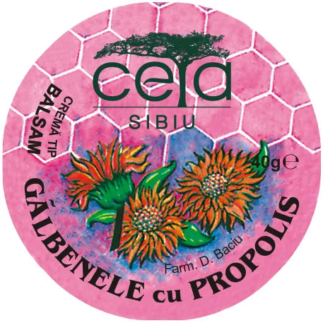 Crema cu galbenele si propolis 40 gr / 50 ml-CETA.00001