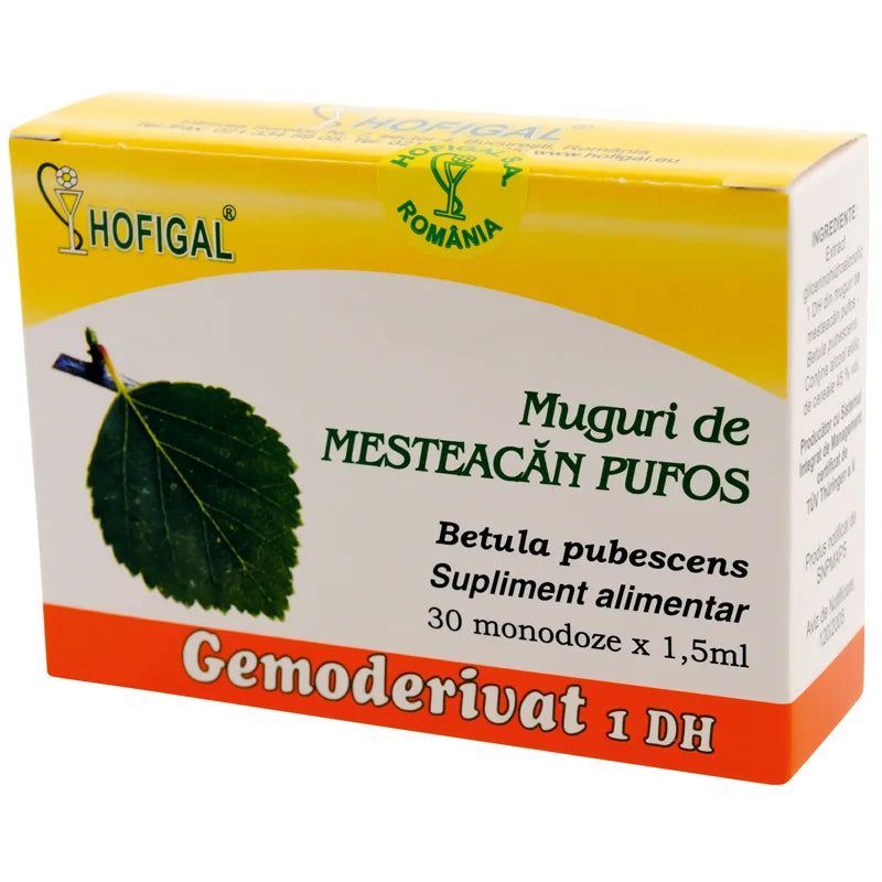 Gemoderivat Muguri Mesteacan Pufos, 1,5 ml x 30 monodoze-HOFI.00068