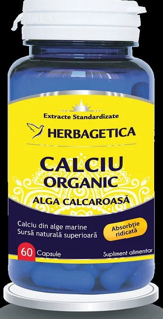 Calciu Organic, 60 cps-HERB.00797