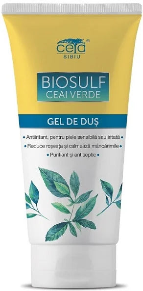 Gel de dus Biosulf si ceai verde, 200 ml-CETA.00095