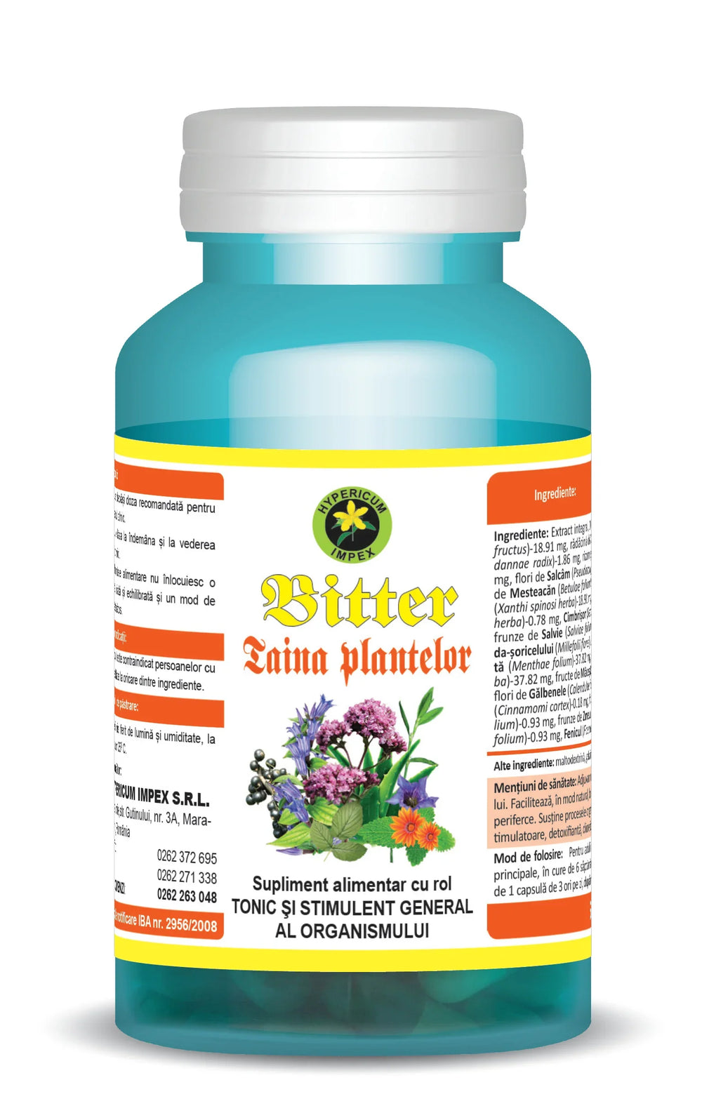 Bitter Taina Plantelor, 60 capsule-HYPE.00041