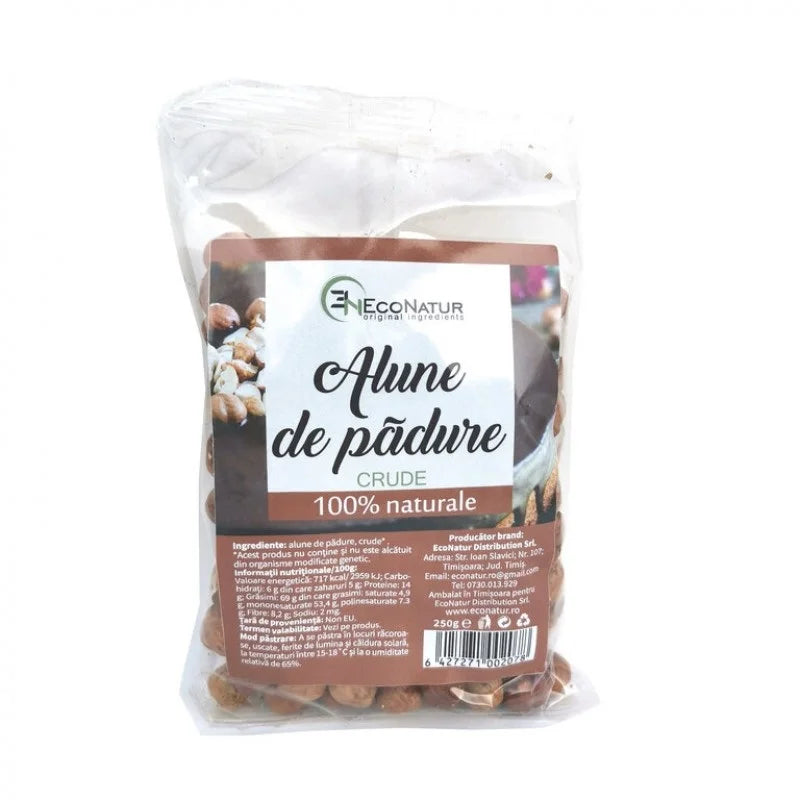 Alune de Padure Crude 250 gr-ECON.00057