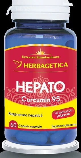Hepato Curcumin 95, 60 cps-HERB.01220