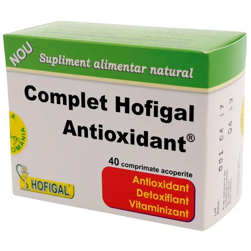 Complet Antioxidant, 40 comprimate-HOFI.00029