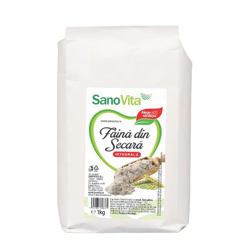 Faina integrala de secara, 1 kg-SANO.00122