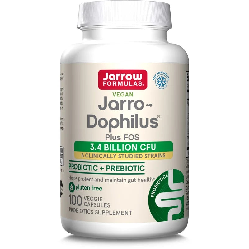 Jarro-Dophilus + FOS, 100 capsule vegetale-SECO.00045