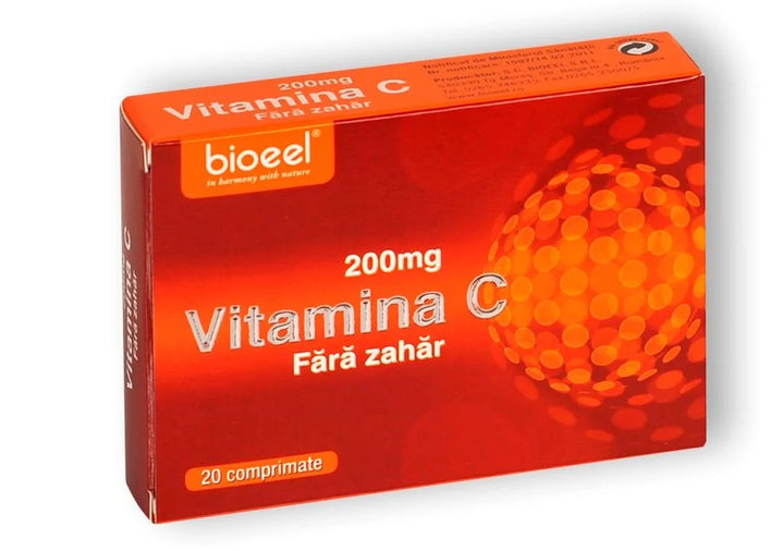 Vitamina C 200 mg, 20 comprimate-BIOE.00037
