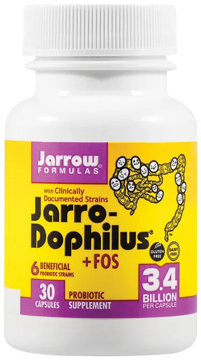Jarro-Dophilus + FOS, 30 capsule vegetale-SECO.00248