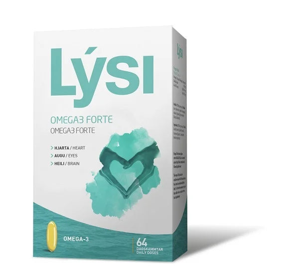 Omega 3 1000 mg Forte, 64 capsule-LYSI.00001