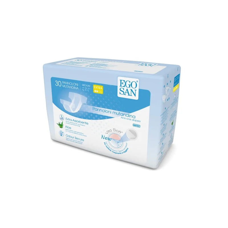 Scutece Medium Extra, 30 bucati, Egosan Vita Soft-ESTR.00046