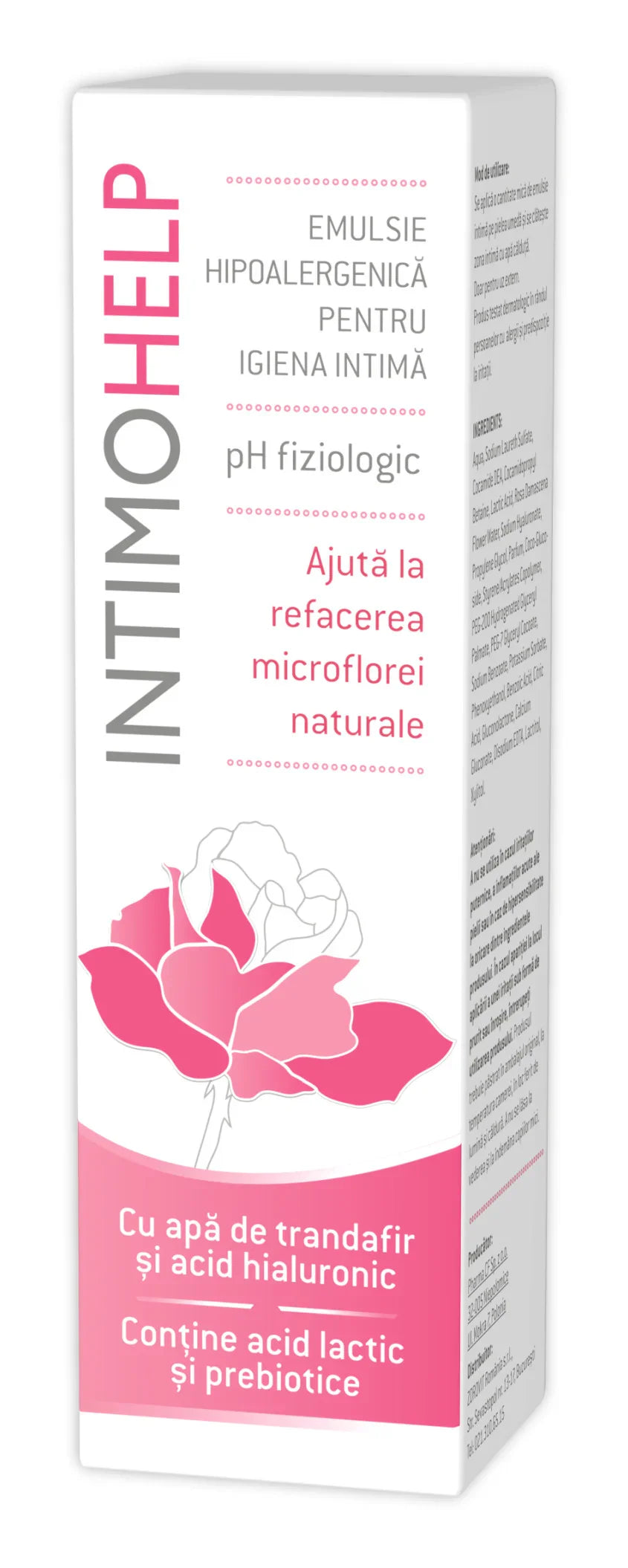 Intimohelp, emulsie hipoalergenica pentru igiena intima, 400 ml-ZDRO.00485