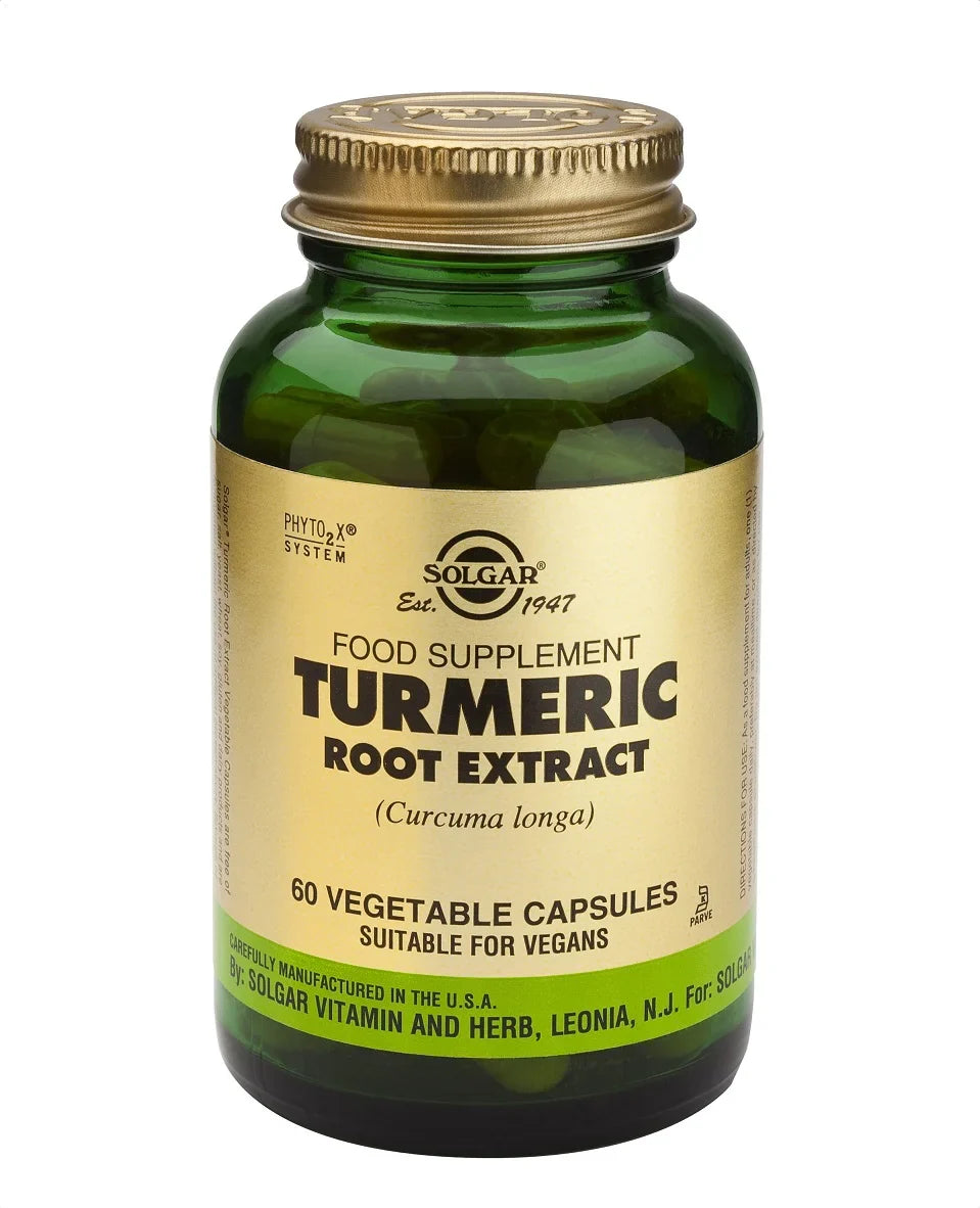 Turmeric (extract din radacina), 60 capsule-SOLG.00008