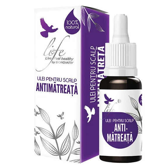 Ulei pentru scalp antimatreata, 10 mililitri-BION.00047