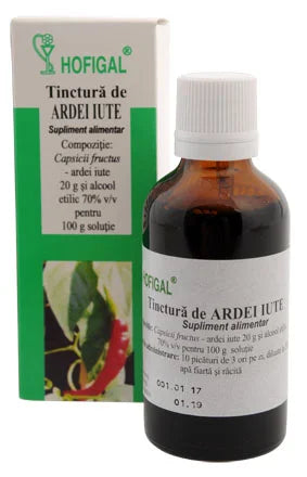 Tinctura Ardei Iute, 50 ml-HOFI.00149