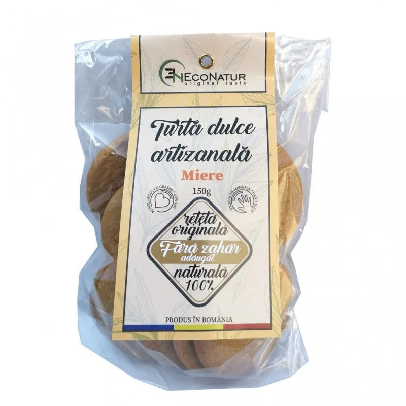 Turta Dulce Artizanala cu Miere Fara Zahar 150 gr-ECON.00054