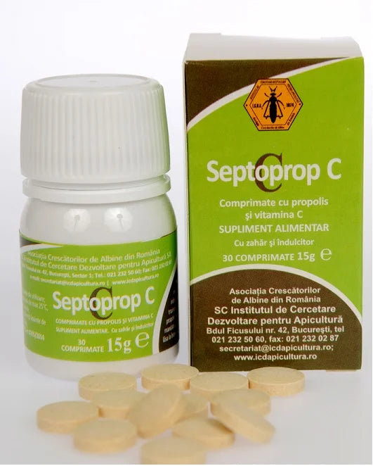 Septoprop cu Vitamina C, 30 comprimate-INST.00044
