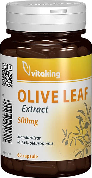 Frunze de maslin (olive leaf) 500 mg, 60 capsule-VITA.00039