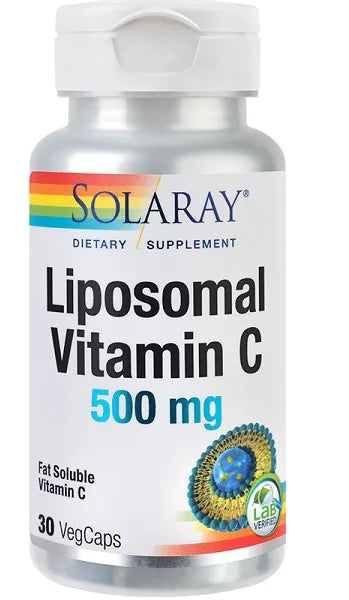 Vitamin C Liposomal 500 mg, 30 capsule vegetale-SECO.00409