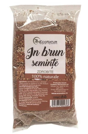 Seminte in Brun Zdrobite 250 gr-ECON.00005