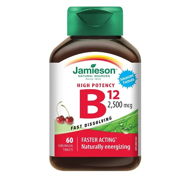 Vitamina B12 2500 mcg, 60 comprimate sublinguale-JAMI.00039
