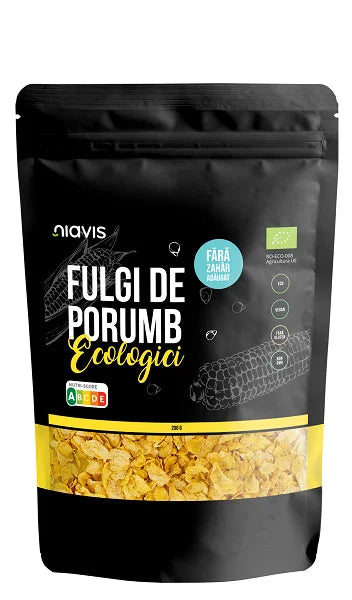 Fulgi Porumb Fara Zahar Bio, 200 g-NIAV.00114