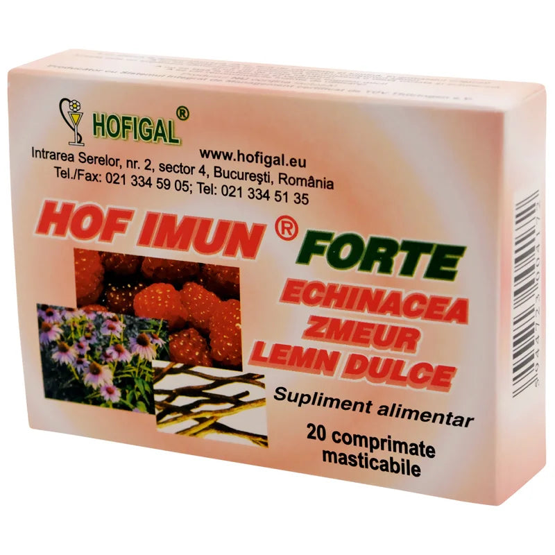 Hof Imun Forte, 20 comprimate masticabile-HOFI.00091