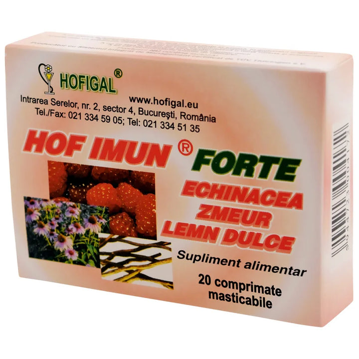 Hof Imun Forte, 20 comprimate masticabile-HOFI.00091