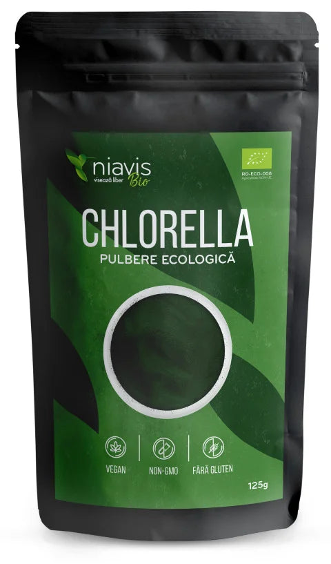 Chlorella Pulbere Ecologica (Bio), 125 g-NIAV.00023