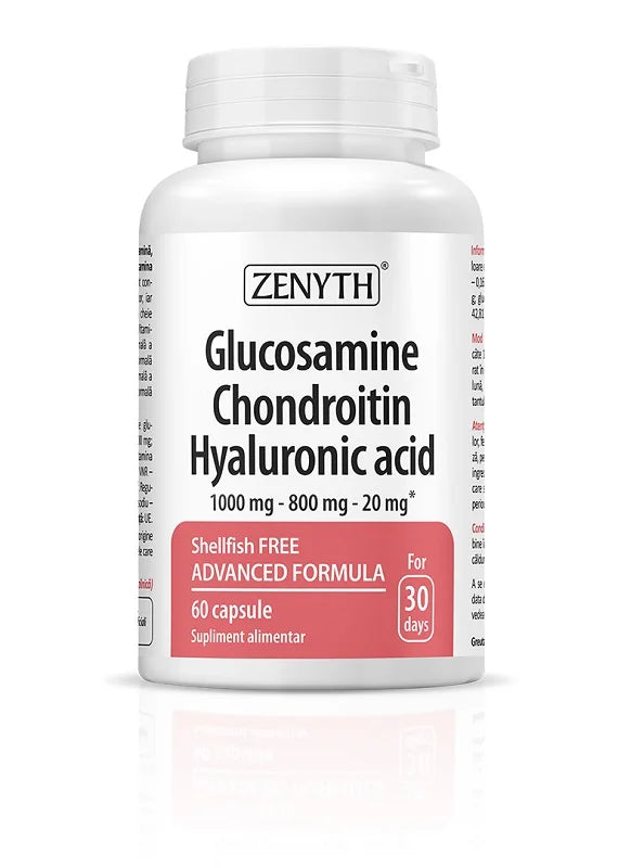 Glucosamine Chondroitin Hyaluronic Acid, 60 cps-ZENY.00176